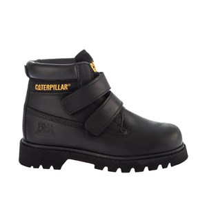 Caterpillar Bot 015F101063 Black // Deri