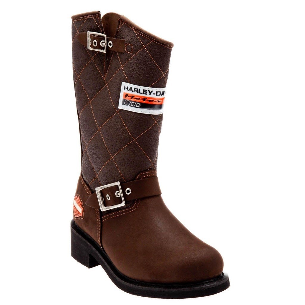 Harley Davidson Kadın Çizme 025G100071 Brown // Nubuk