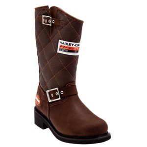 Harley Davidson Kadın Çizme 025G100071 Brown // Nubuk