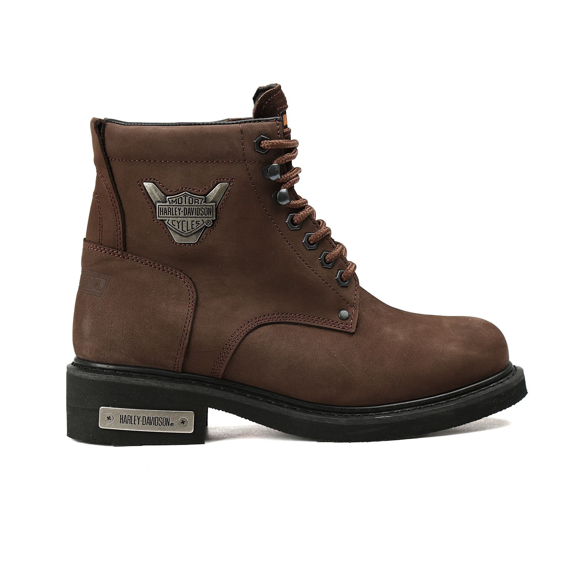 Harley Davidson Kadın Bot 025G100109 Dark Brown // Crazy Deri