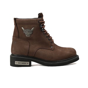 Harley Davidson Kadın Bot 025G100109 Dark Brown // Crazy Deri