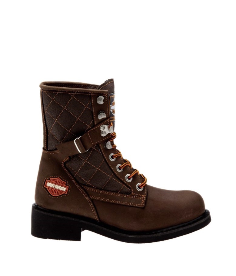 Harley Davidson Erkek Bot 025M100031 Dark Brown // Crazy Deri