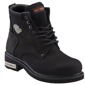 Harley Davidson Erkek Bot 025M100109 Black // Nubuk