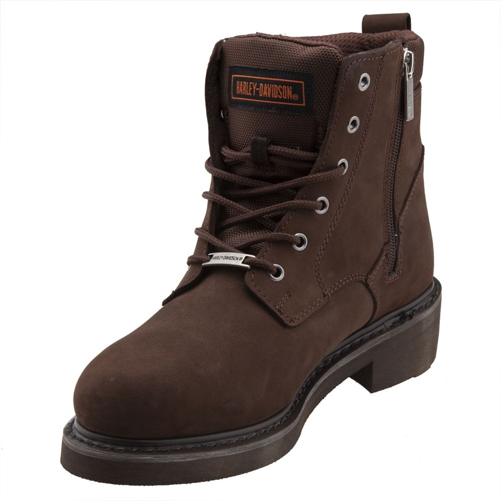 Harley Davidson Erkek Ayakkabı 025M100128 Dark Brown // Nubuk