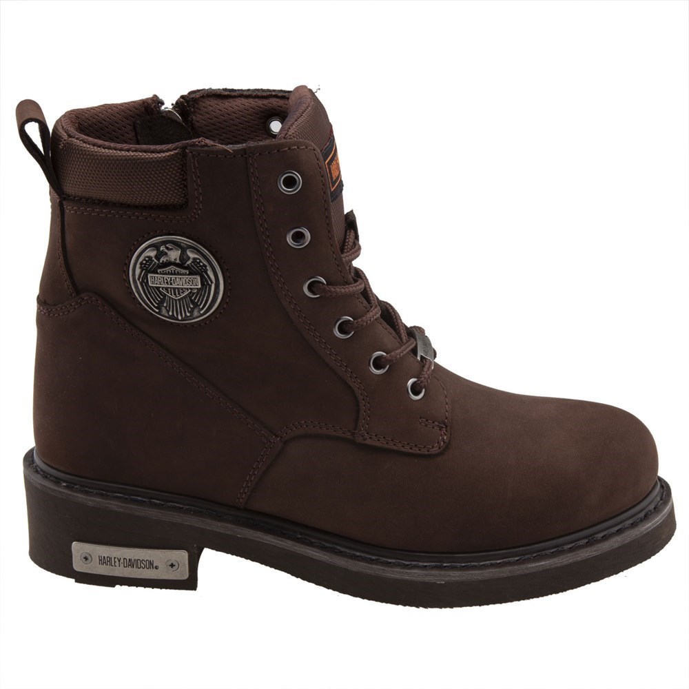 Harley Davidson Erkek Ayakkabı 025M100128 Dark Brown // Nubuk