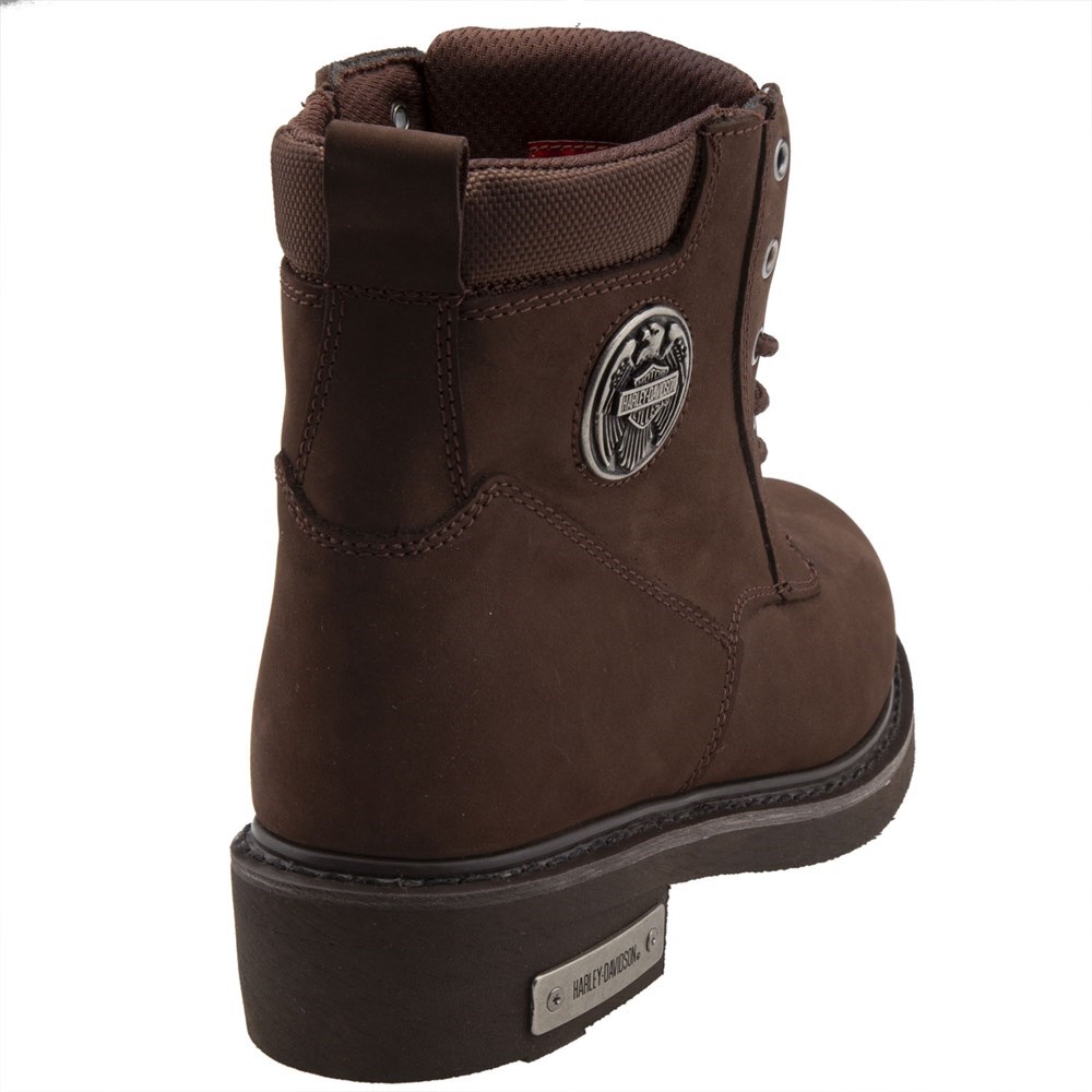 Harley Davidson Erkek Ayakkabı 025M100128 Dark Brown // Nubuk