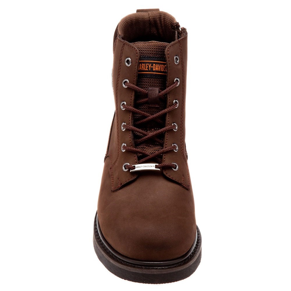 Harley Davidson Erkek Ayakkabı 025M100128 Dark Brown // Nubuk