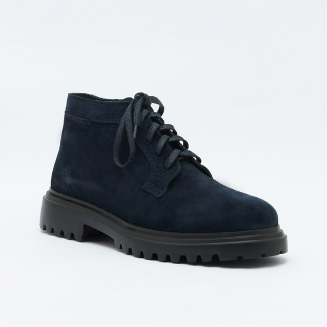 Hush Puppies Erkek Bot 031M101770 Navy // Süet