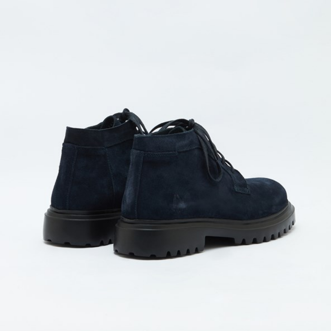 Hush Puppies Erkek Bot 031M101770 Navy // Süet