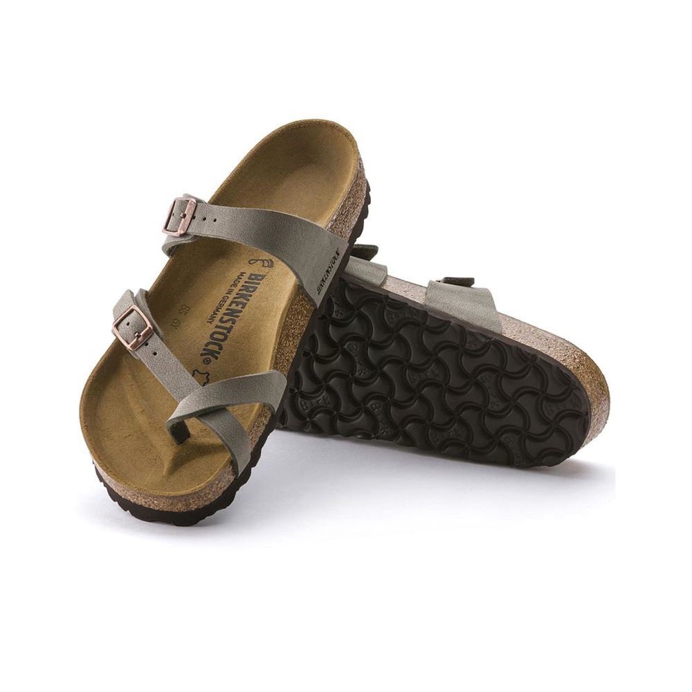 Birkenstock Kadın Terlik 071071 Nubuk  Stone