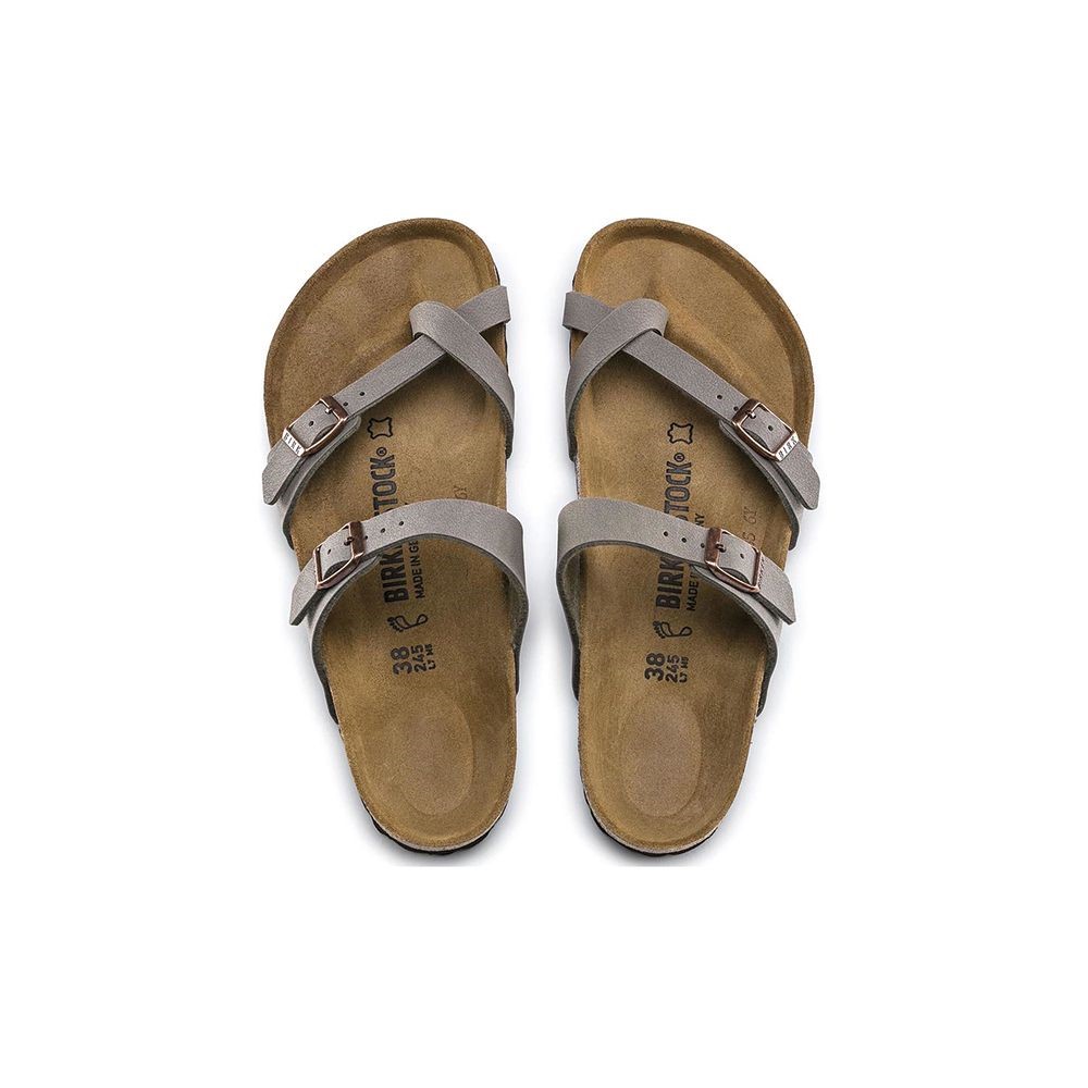 Birkenstock Kadın Terlik 071071 Nubuk  Stone