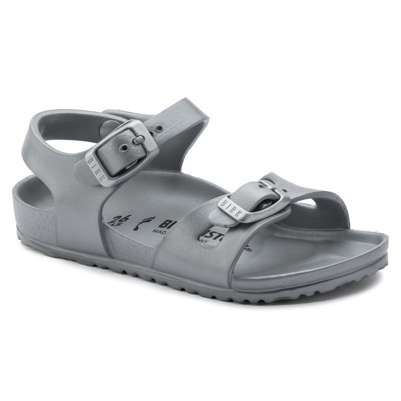 Birkenstock Terlik 1003533 Metallıc Sılver