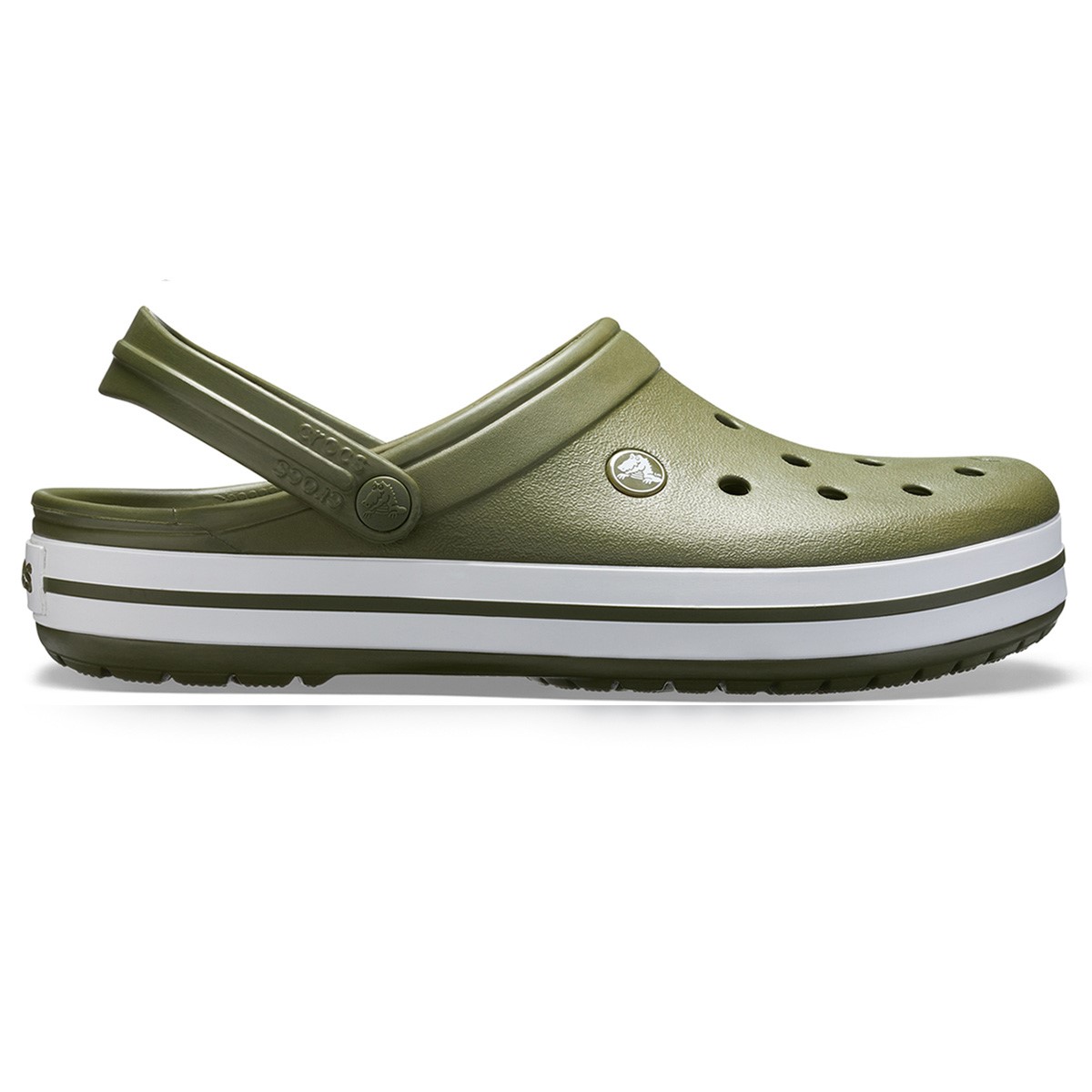 Crocs Unisex Sandalet 11016 Army Green/White