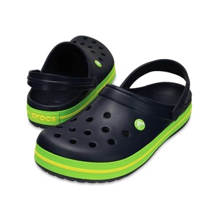 Crocs Unisex Sandalet 11016 Navy/Volt Green/Lemon