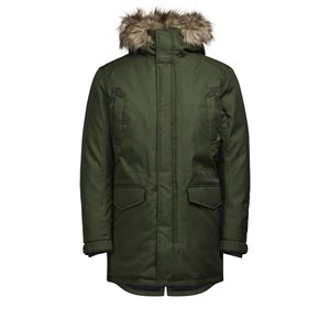 Jack Jones Erkek Parka 12124254 Rosin