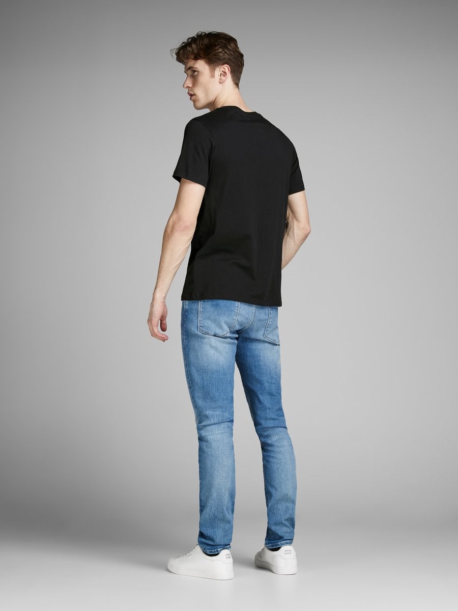 Jack Jones Erkek T-Shirt 12137126 Black