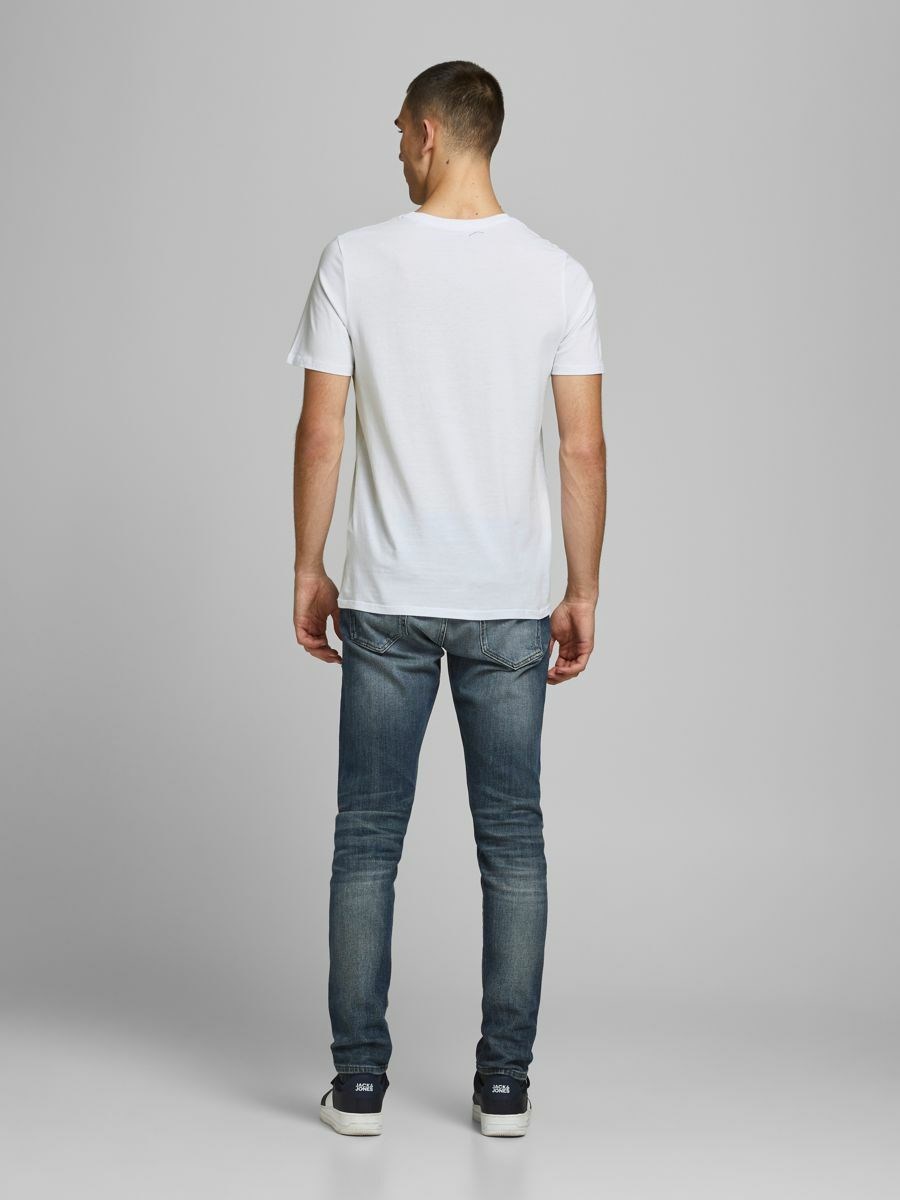 Jack Jones Erkek T-Shirt 12137126 White