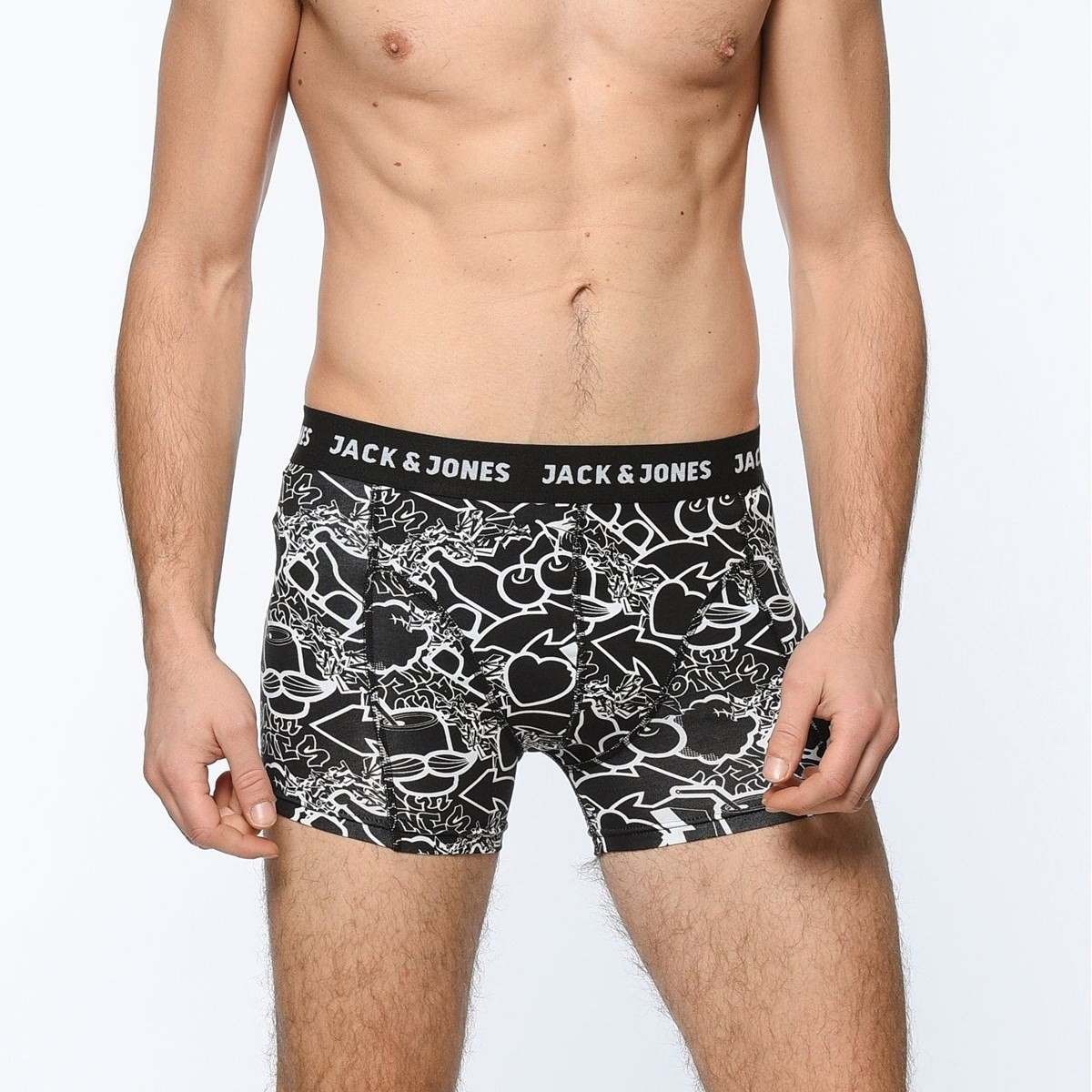 Jack Jones Erkek Boxer 12137332 Black