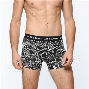 Jack Jones Erkek Boxer 12137332 Black