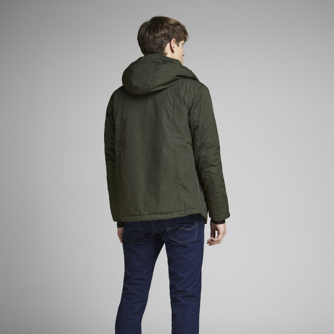 Jack Jones Erkek Parka 12140297 Forest Night