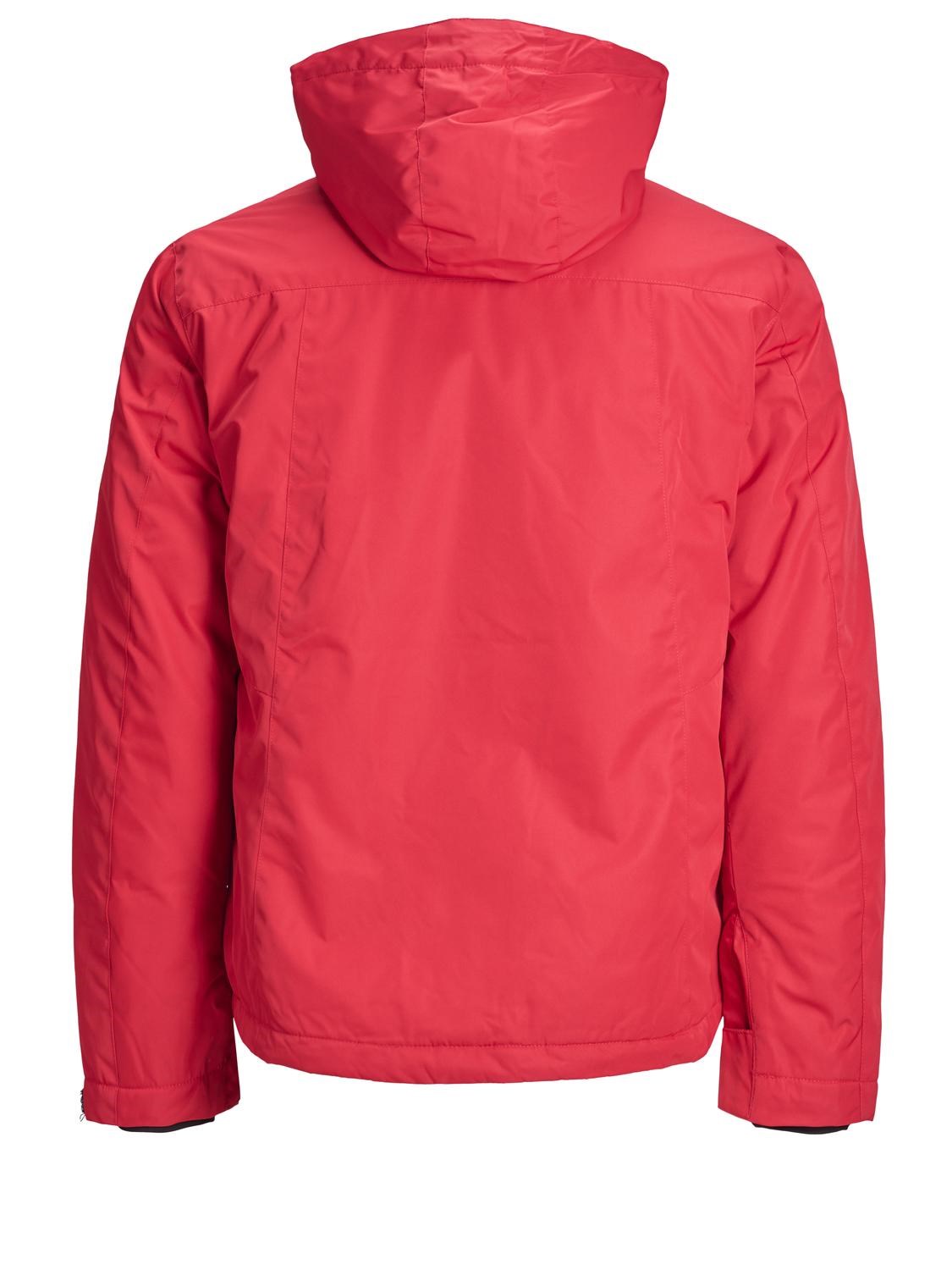 Jack Jones Erkek Parka 12140297 Tango Red