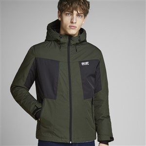 Jack Jones Erkek Parka 12140297 Forest Night