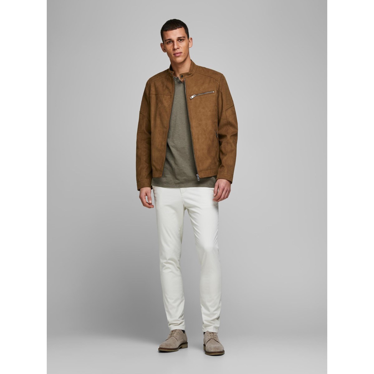 Jack Jones Erkek Ceket 12147218 Cognac