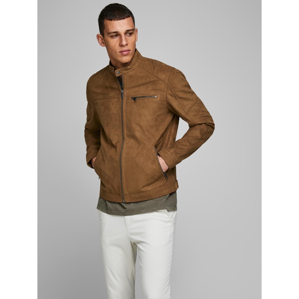 Jack Jones Erkek Ceket 12147218 Cognac