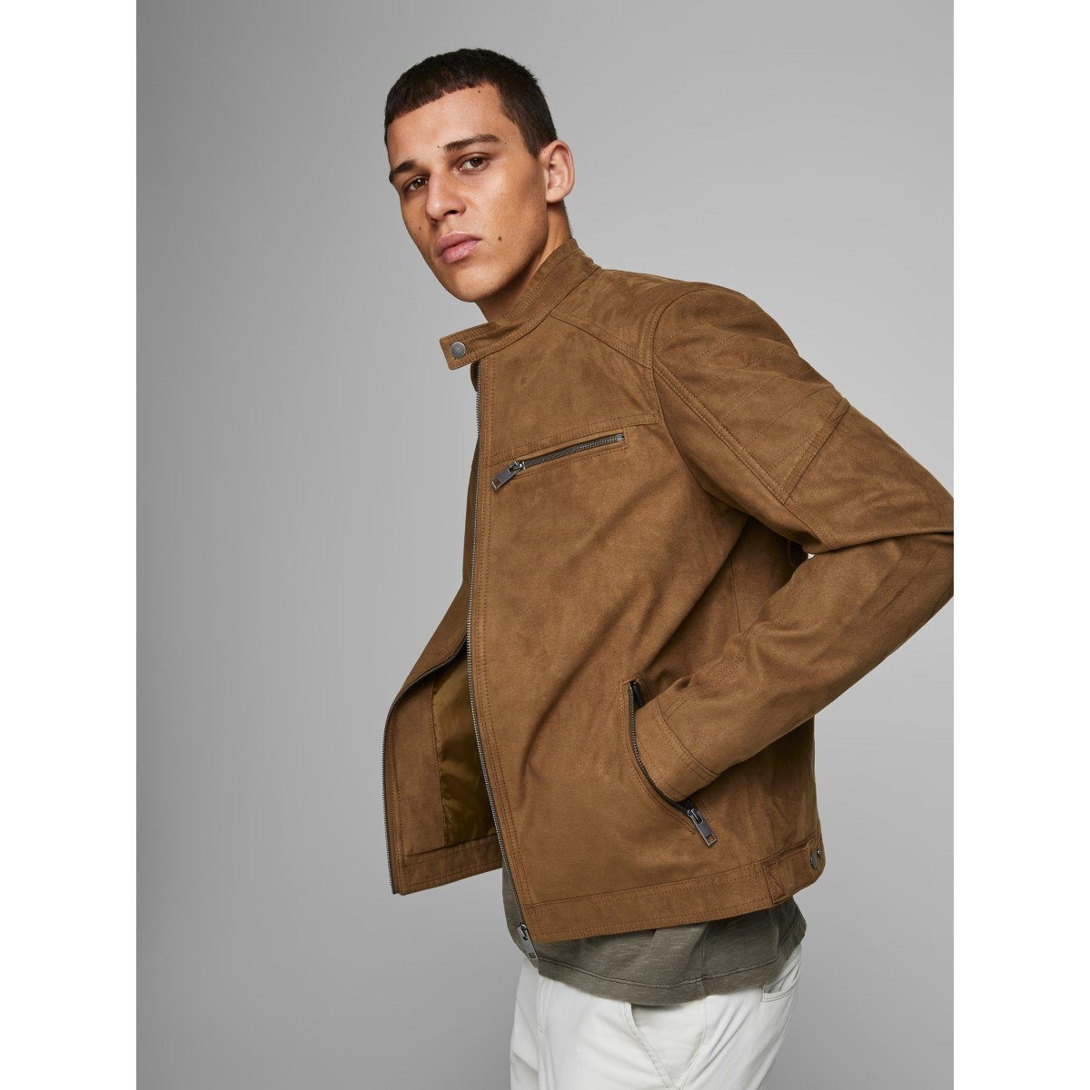 Jack Jones Erkek Ceket 12147218 Cognac