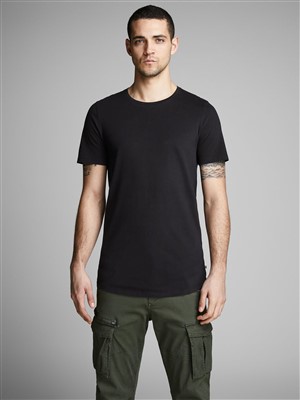 Jack Jones Erkek T-Shirt 12147261 Black