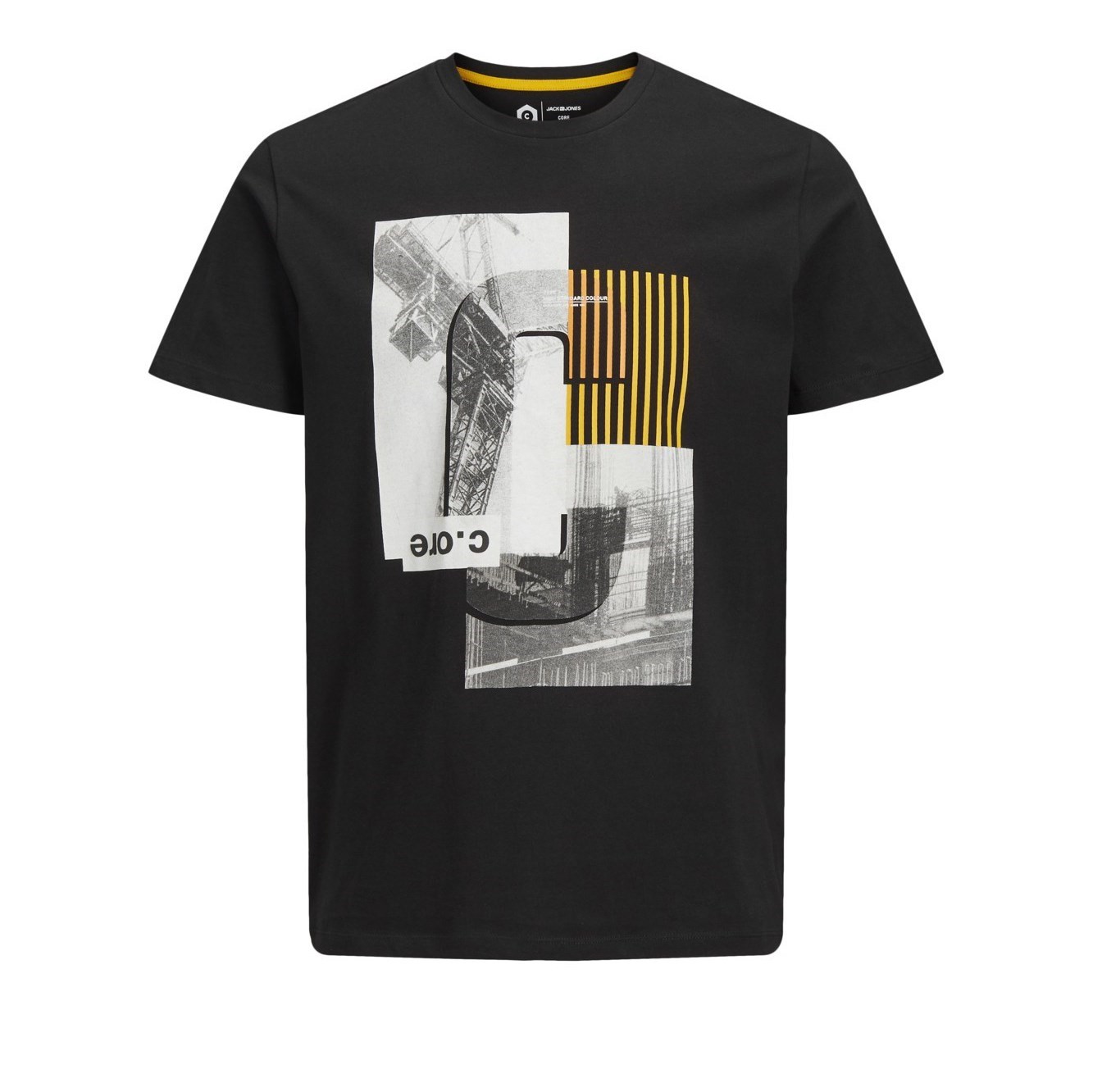 Jack Jones Erkek T-Shirt 12148561 Black