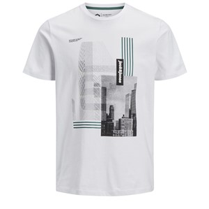 Jack Jones Erkek T-Shirt 12148561 White