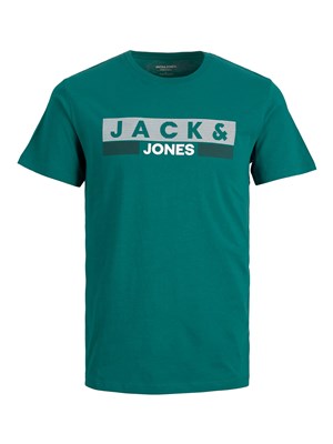 Jack Jones Erkek T-Shirt 12151955 Storm