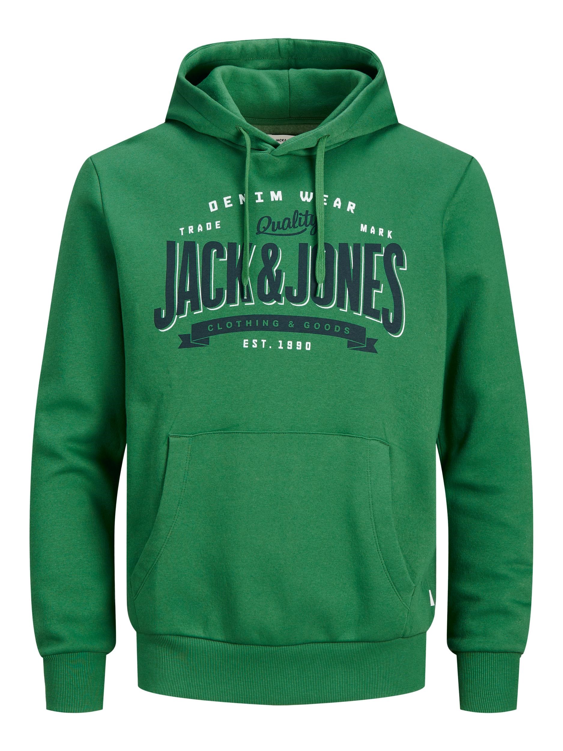 Jack Jones Erkek S-Shirt 12189736 Verdant Green