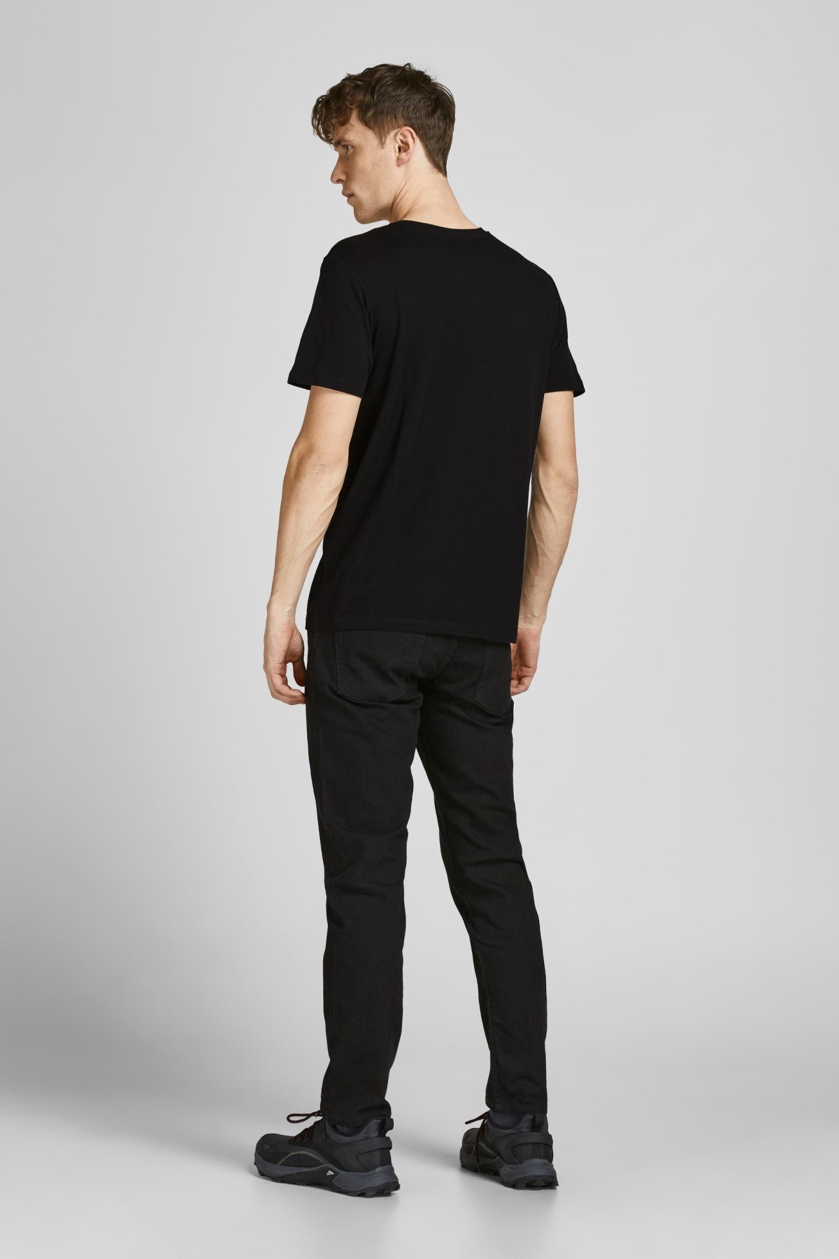 Jack Jones Erkek T-Shirt 12205244 Black