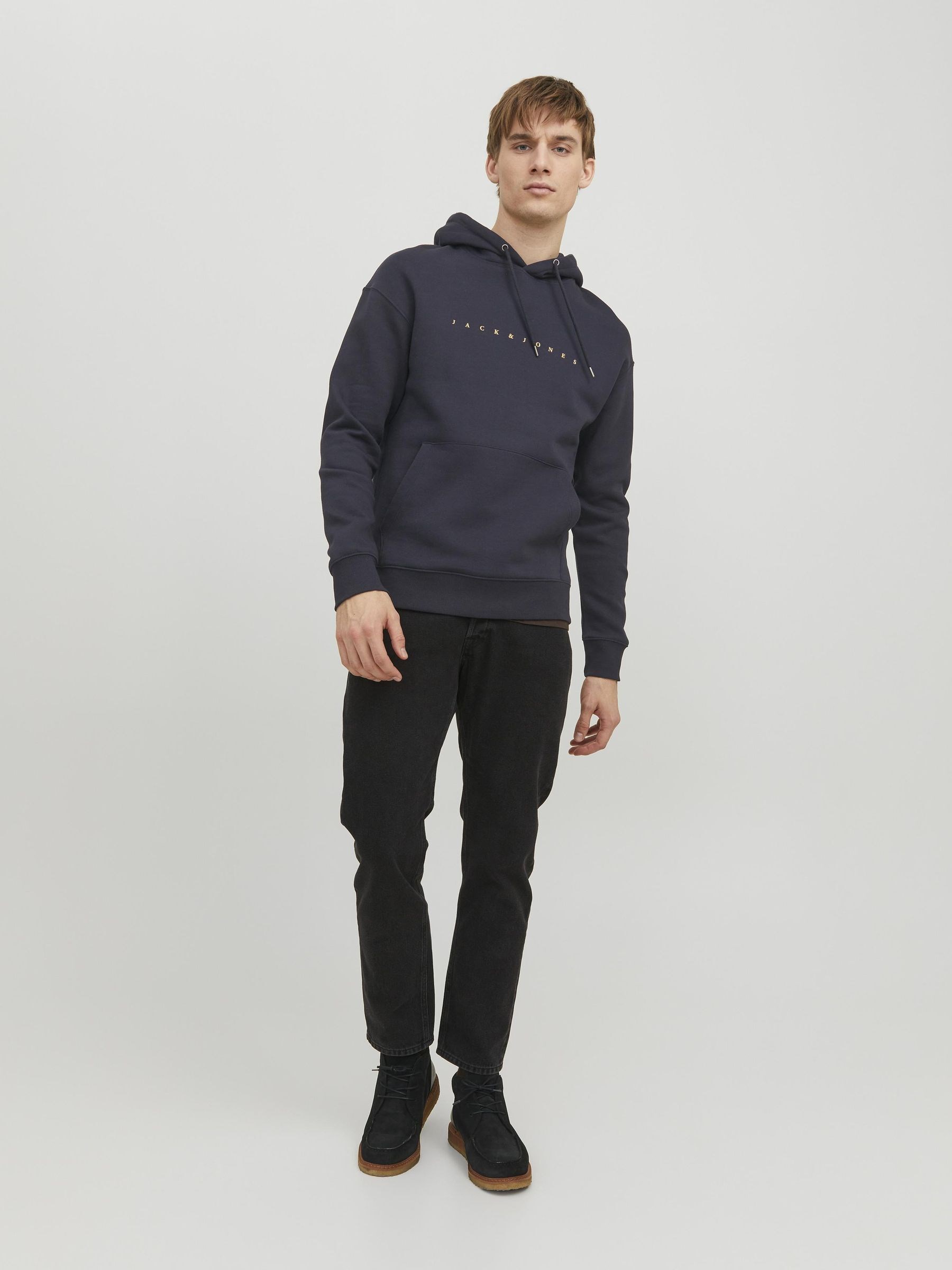 Jack Jones Erkek S-Shirt 12233972 Dark Navy