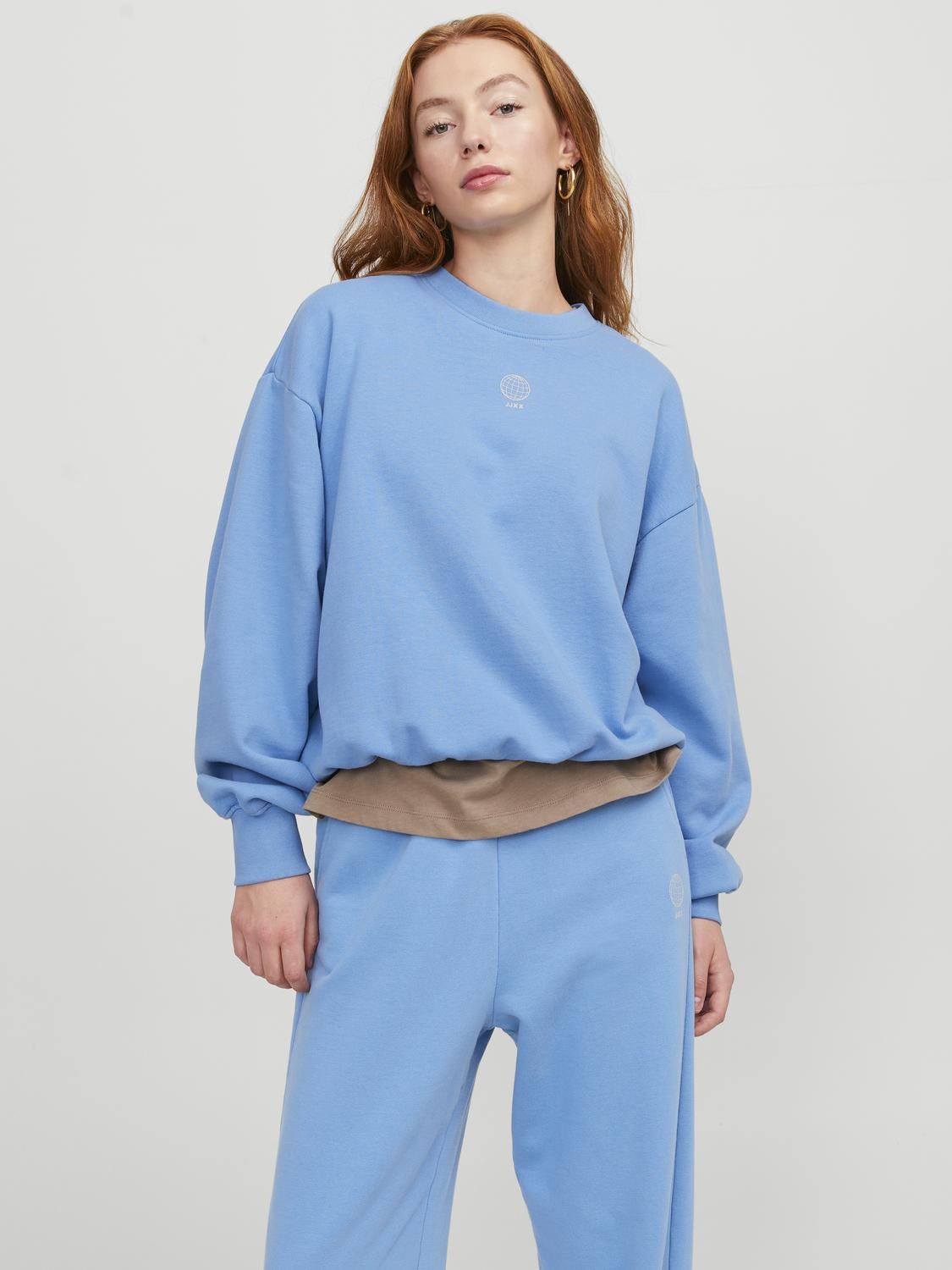 JJXX Kadın S-Shirt 12244363 Silver Lake Blue