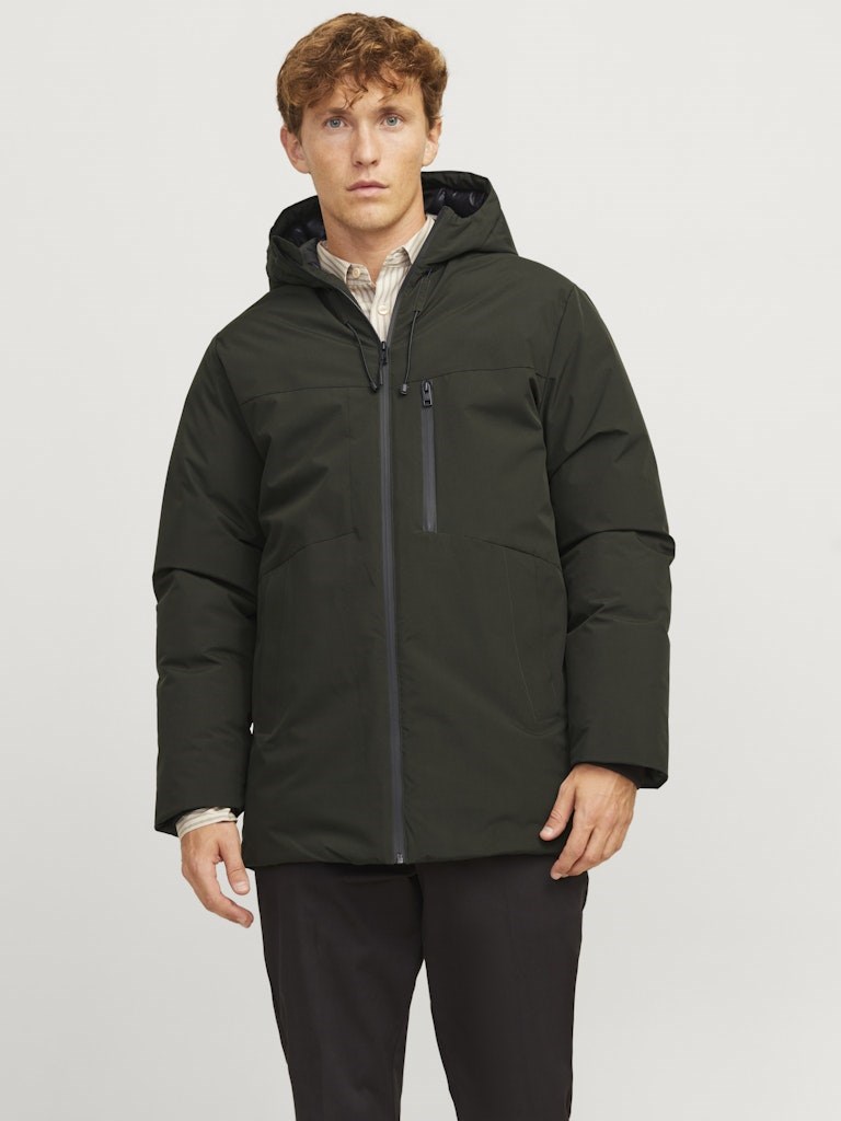 Jack Jones Erkek Parka 12256884 Rosin