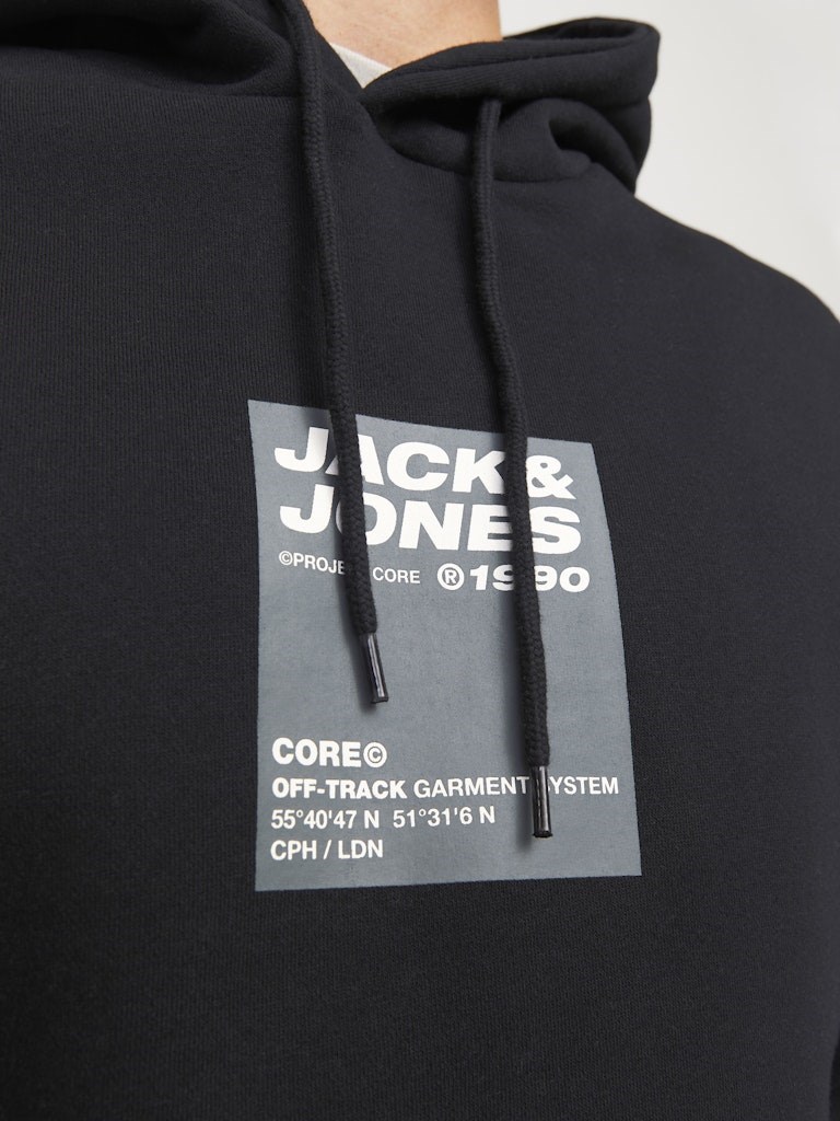 Jack Jones Erkek S-Shirt 12271202 Black