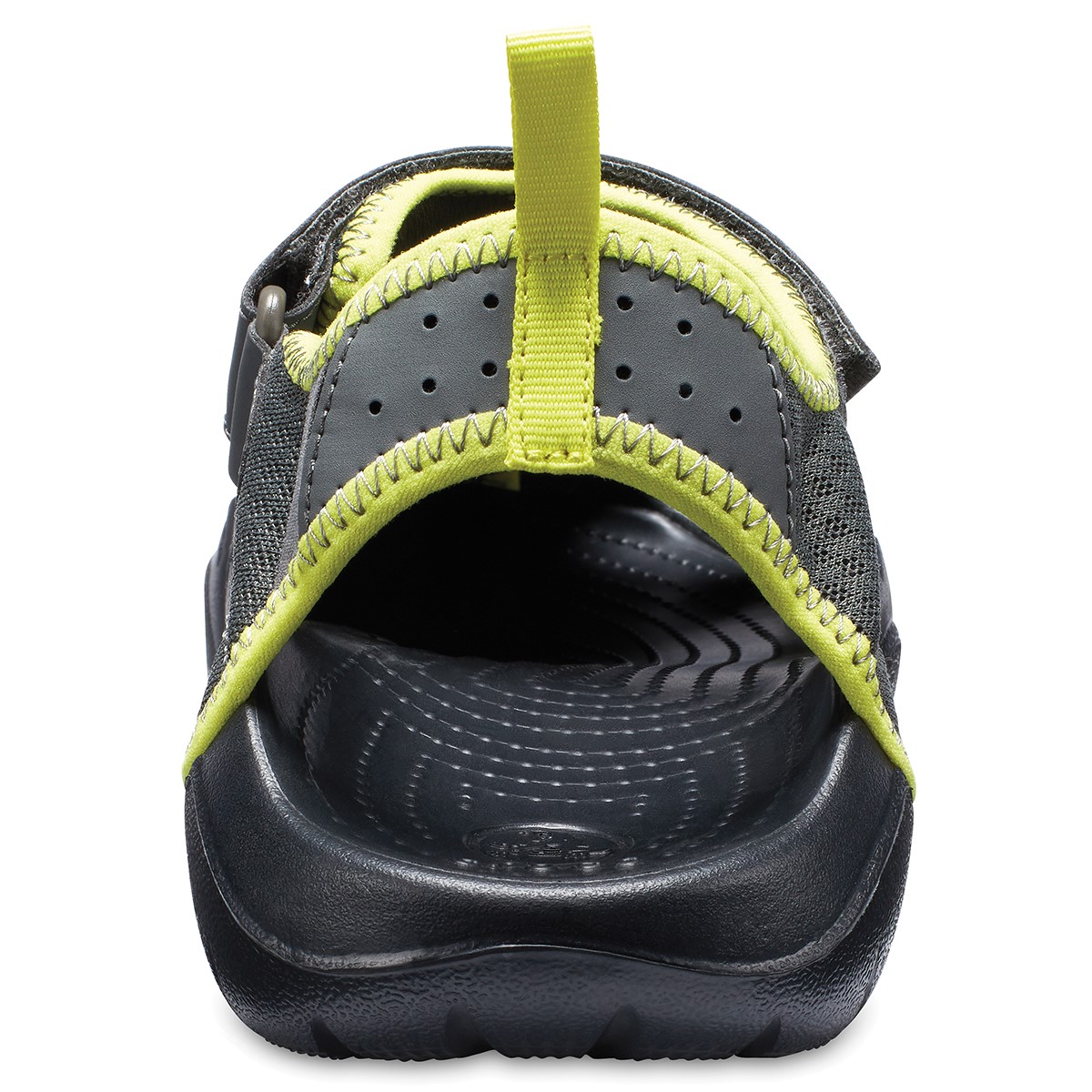 Crocs Erkek Sandalet 15041 Slate Grey/Tennis Ball Green