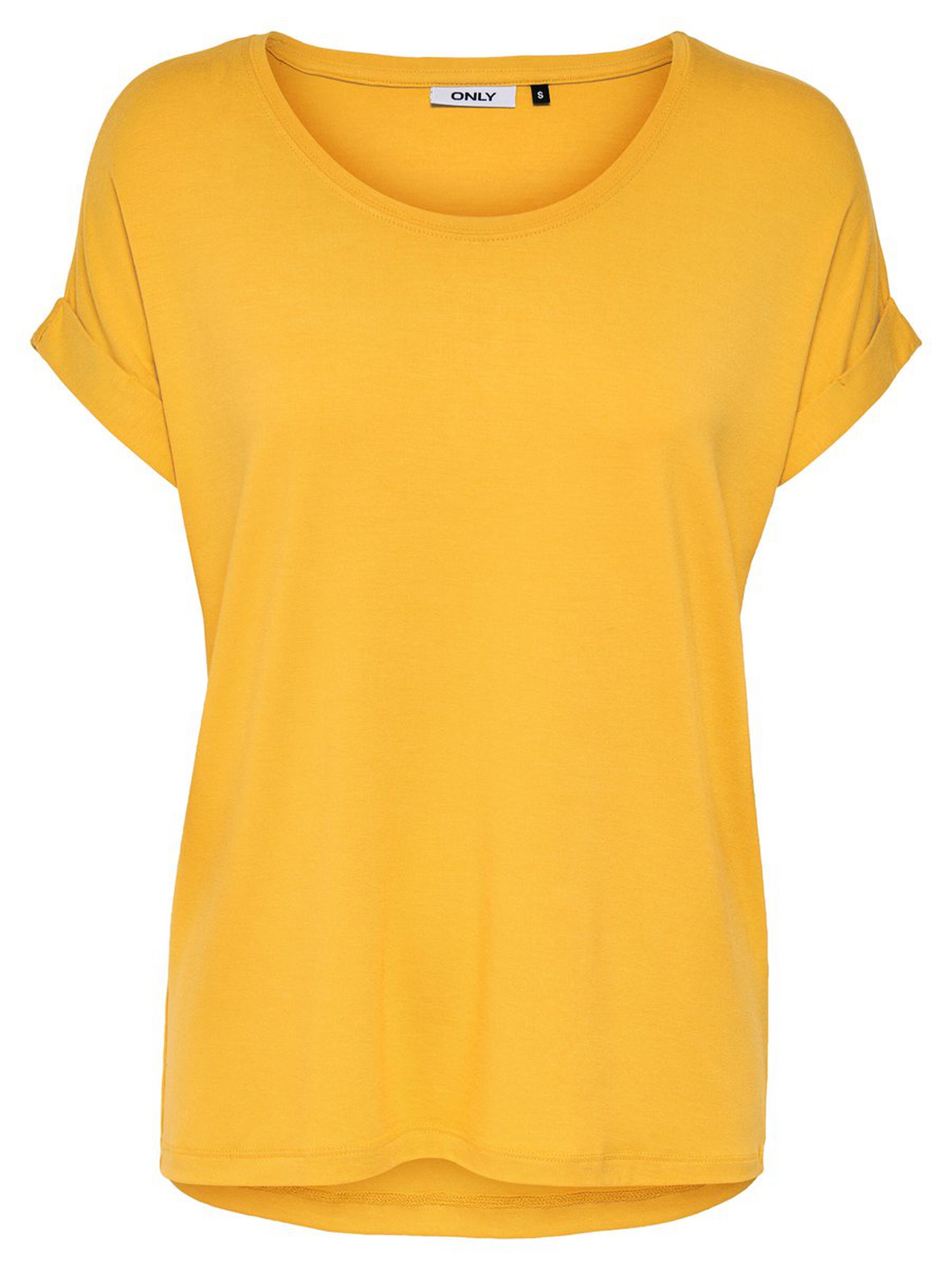 Only Kadın T-Shirt 15106662 Yolk Yellow