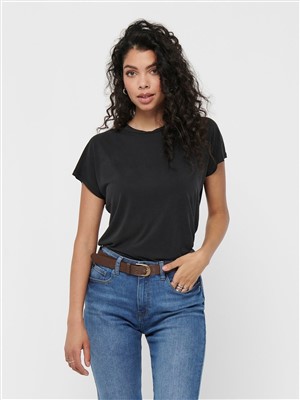 Only Kadın T-Shirt 15199102 Black