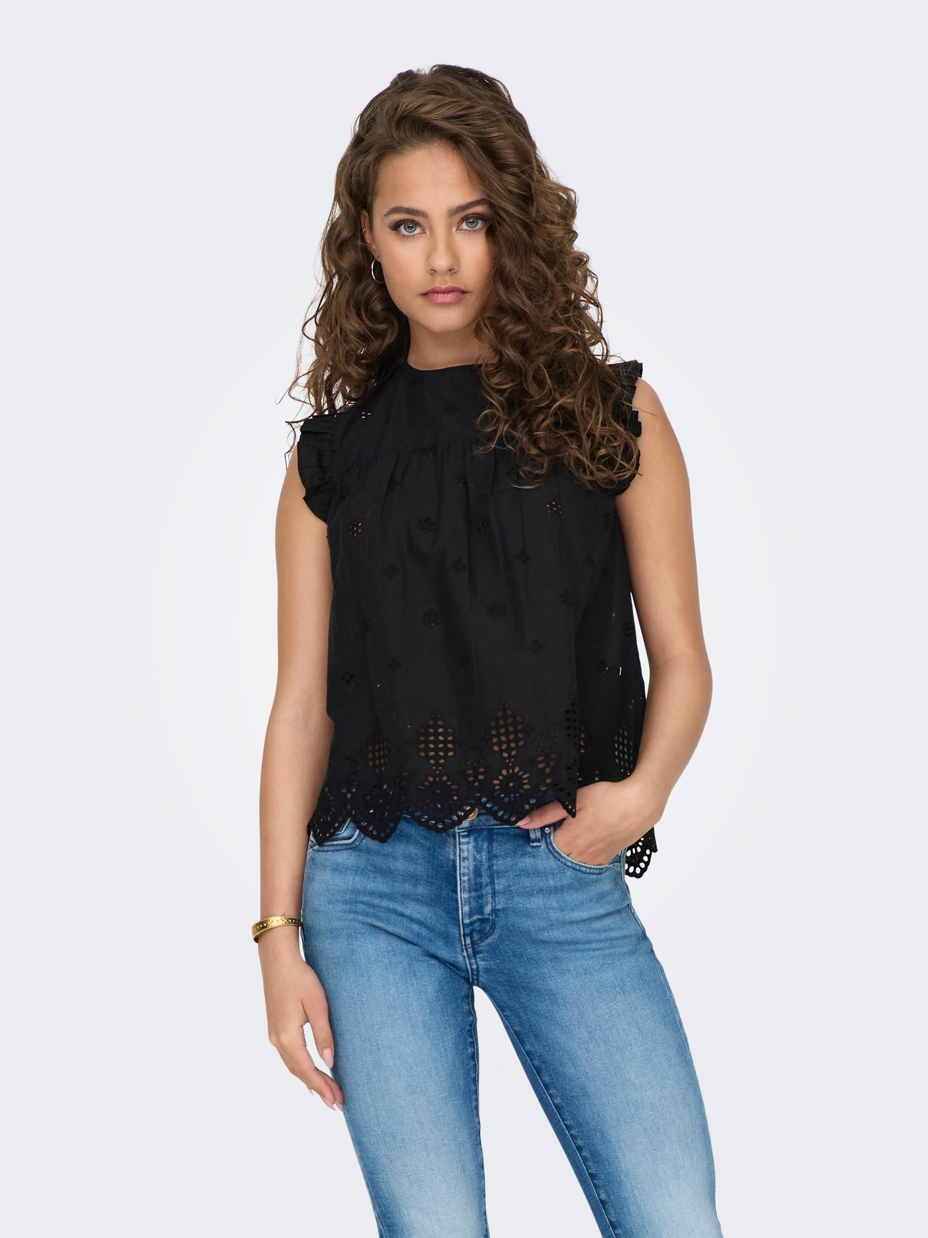 Only Kadın T-Shirt 15291317 Black