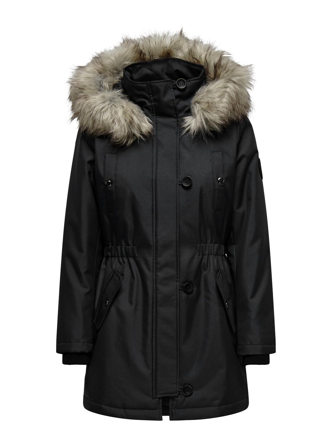 Only Kadın Parka 15304625 Black