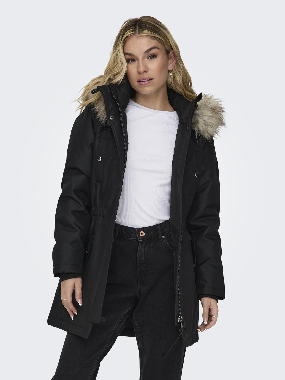 Only Kadın Parka 15304625 Black