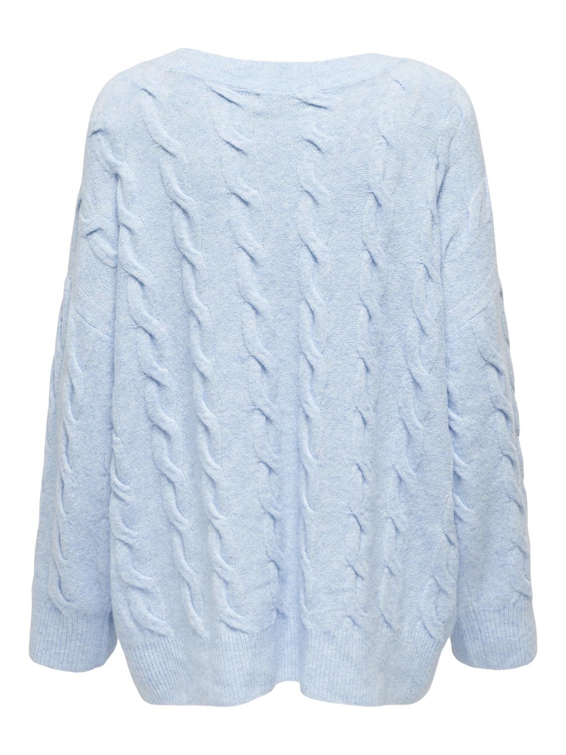 Only Kadın Kazak 15324265 Cashmere Blue