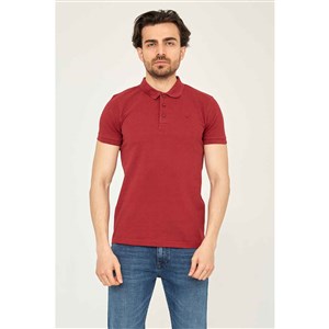 Cazador Erkek T-Shirt 19YCEEOM4613 Bordo