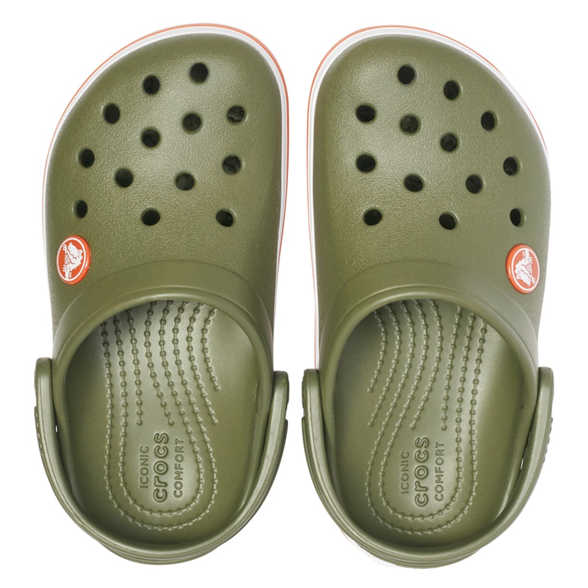 Crocs Sandalet 204537 Army Green/Burnt Sienna