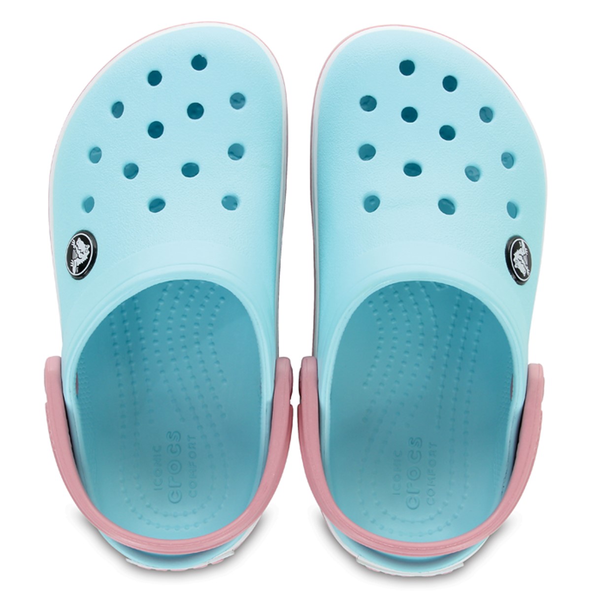 Crocs Sandalet 204537 Ice Blue/White