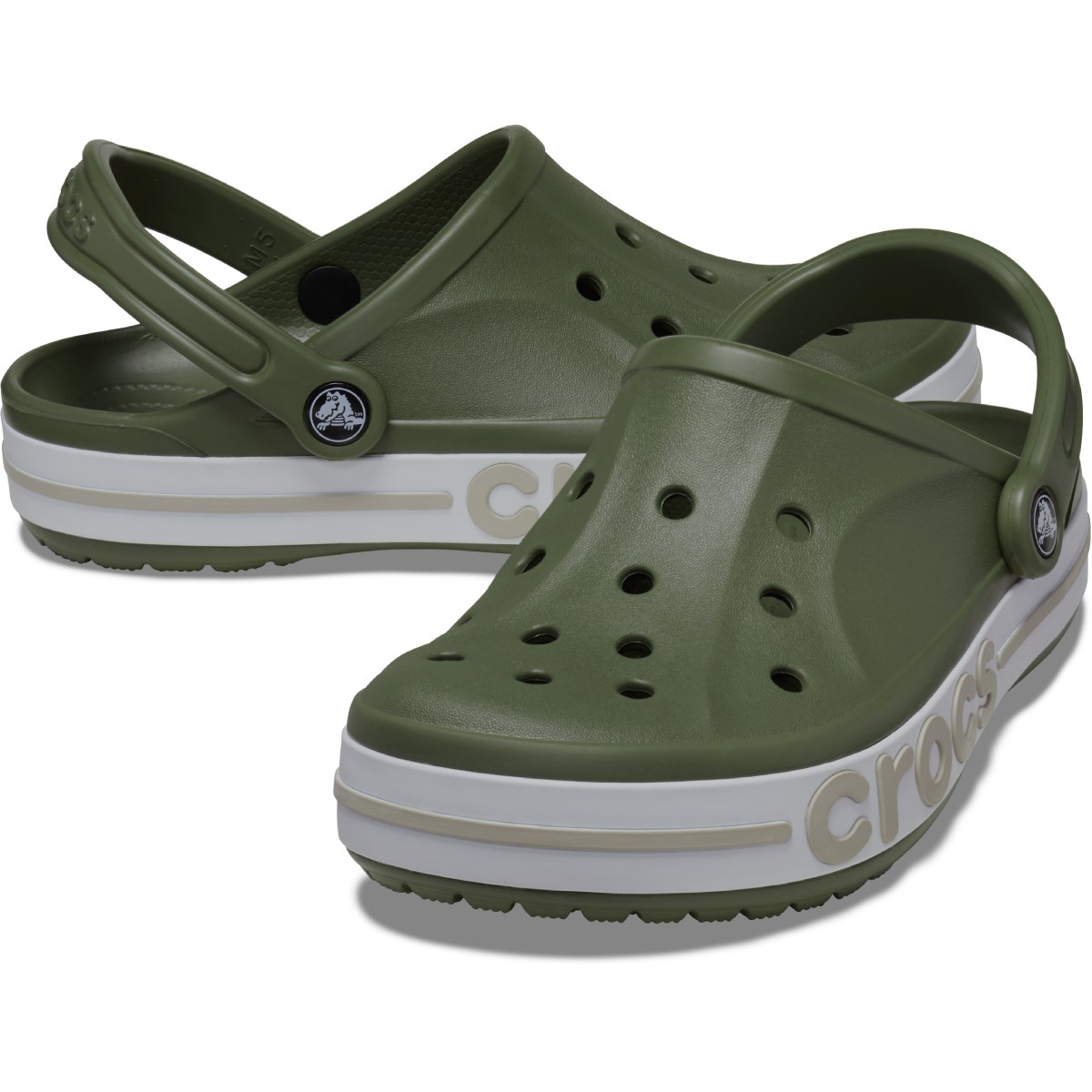 Crocs Unisex Sandalet 205089 Army Green/Cobblestone